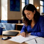 Una responsabile marketing sta controllando la configurazione dell’automazione delle email.